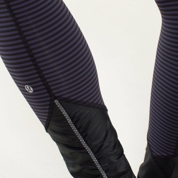 Lululemon Pace Queen Tight Stripe Cadet Blue 6 - Picture 9 of 15